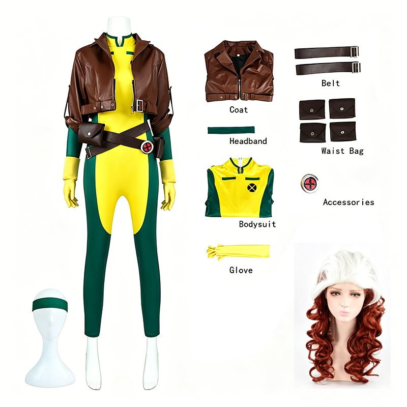 Women Bags Europe - Costume Cosplay Donna Rogue Gli X-Men