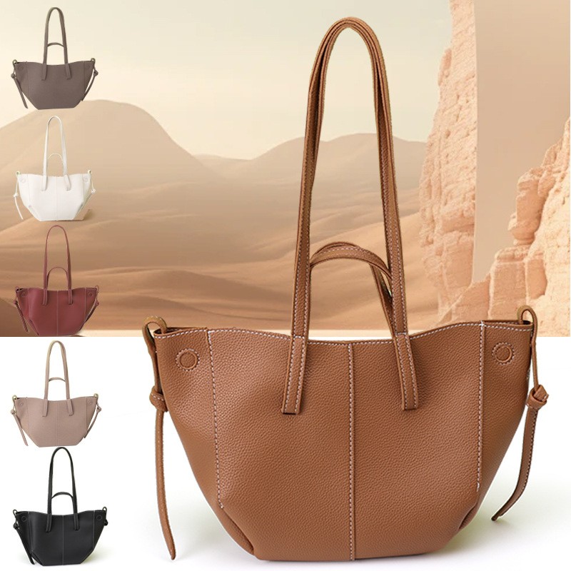 Top Handle Structured - Borsa tote dal design Brown Wing