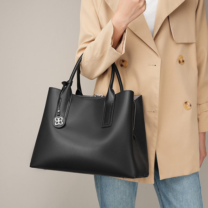 Top Handle Structured - Borsa Tote Strutturata da Donna in