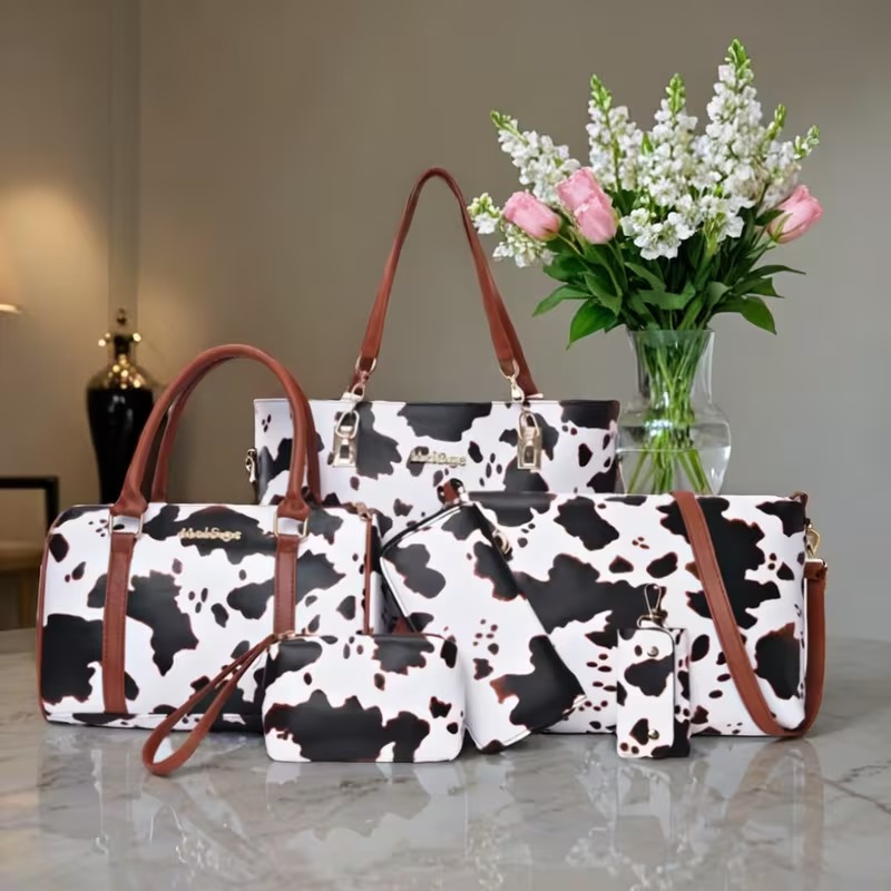 Women'S Crossbody Bags - Set di 6 Borse in PU