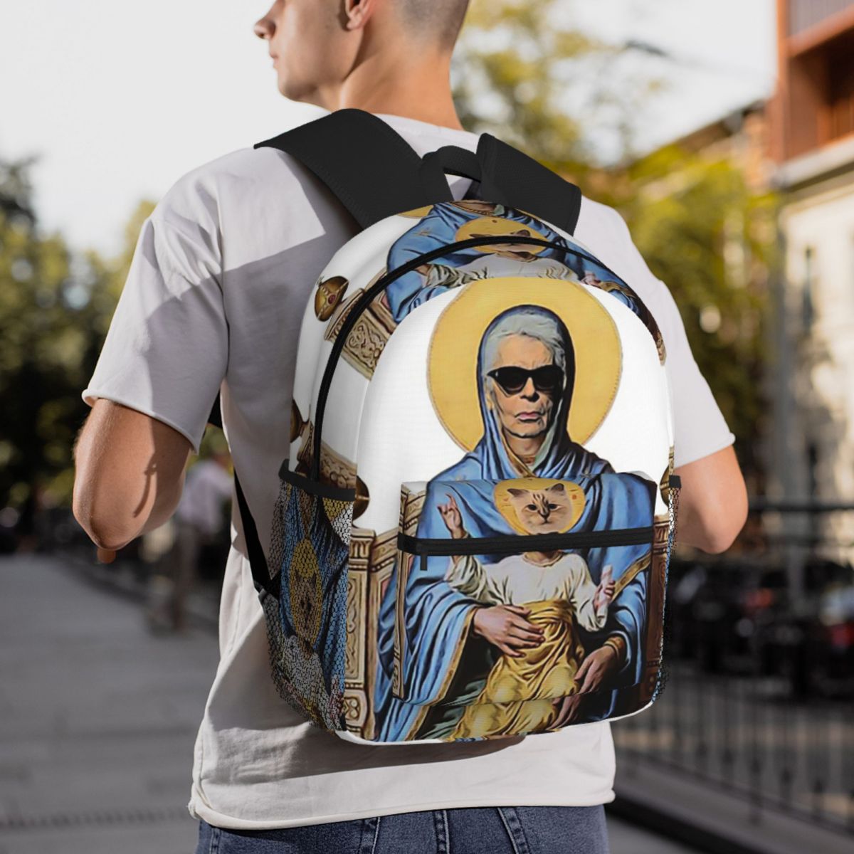 Women'S Karl Bags - Zaino Karl Who Fashion con stampa