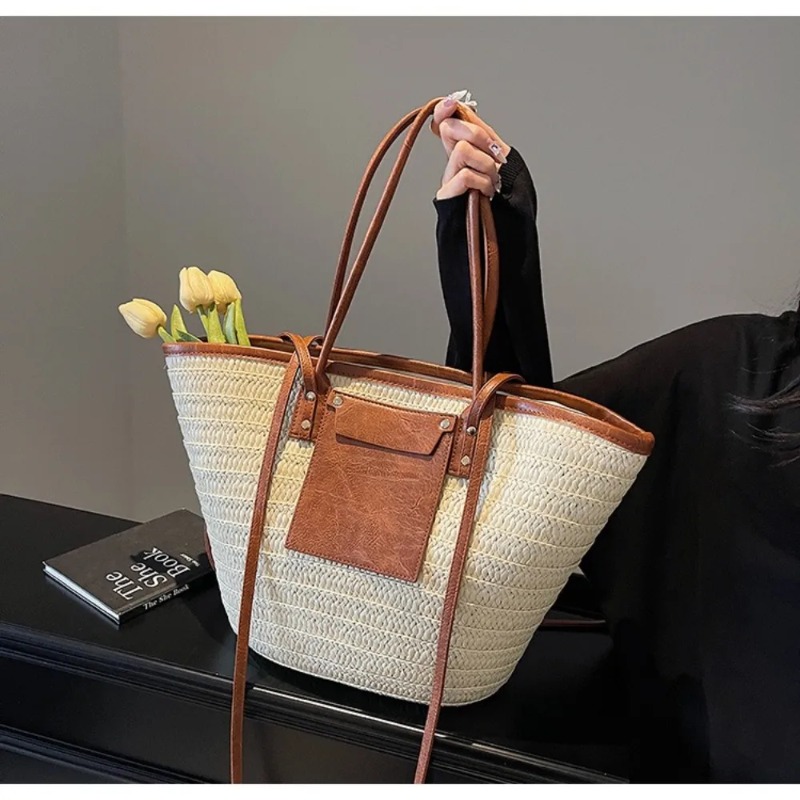 Borsa a Tracolla Intrecciata i - Women'S Raffia Bags recensione e prezzo