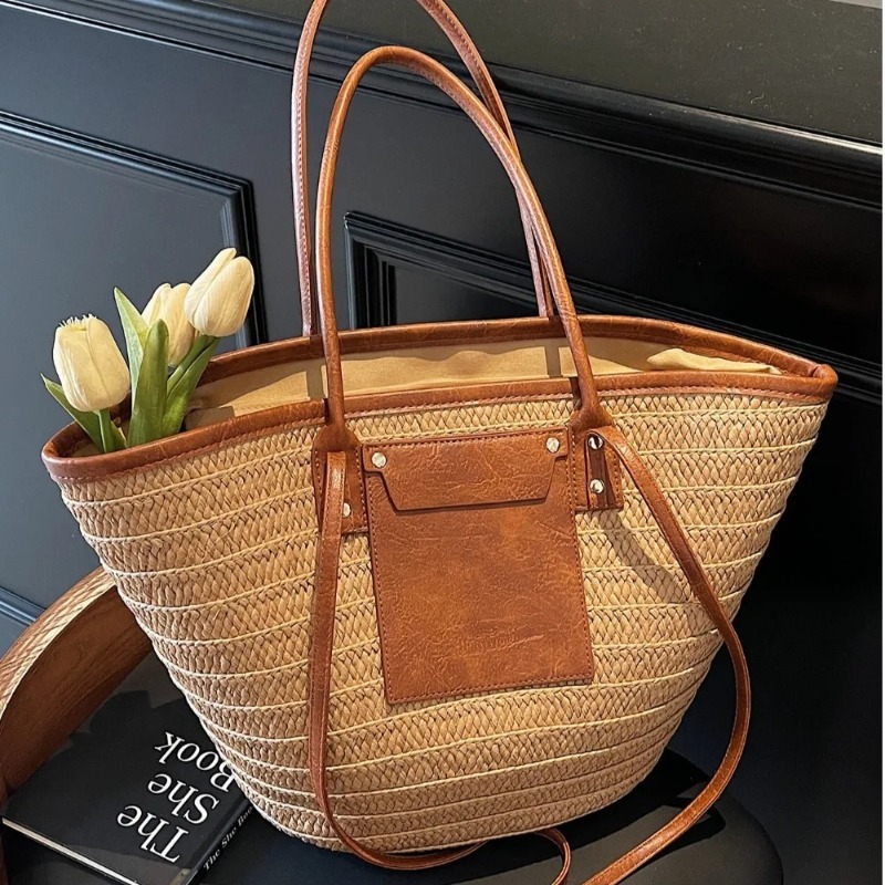 Borsa a Tracolla Intrecciata i - Women'S Raffia Bags recensione e prezzo