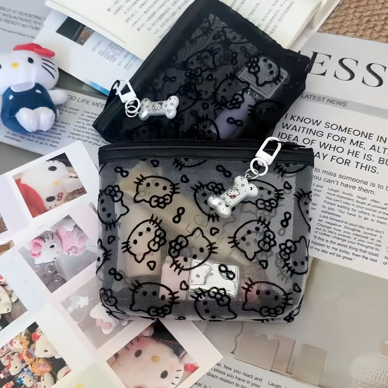 Portamonete Hello Kitty in Ret - Mesh Net Bag recensione e prezzo