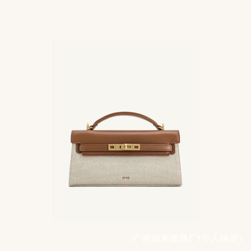 Borsa a Mano Mini in Pelle Gof - Top Handle Structured recensione e prezzo