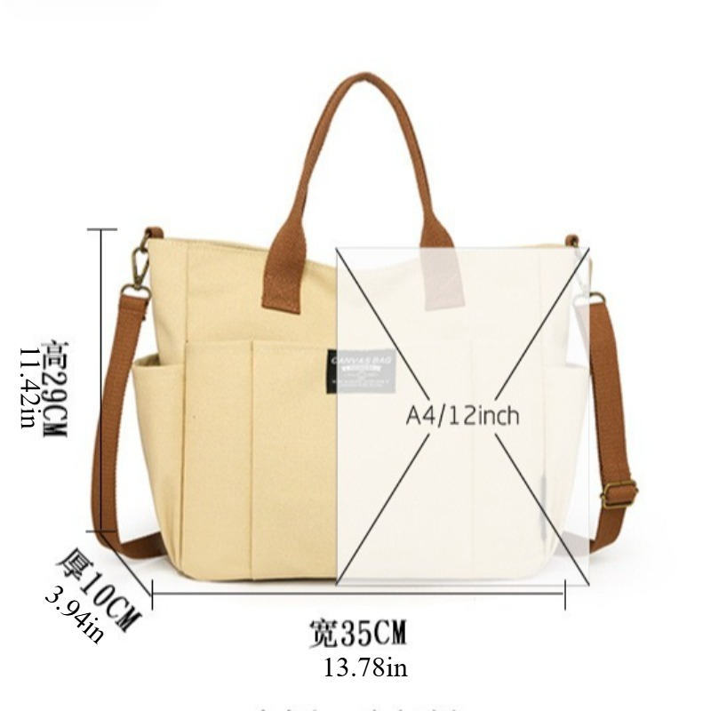 Borsa tote grande in tela da d - Women'S Work Bags Tote recensione e prezzo