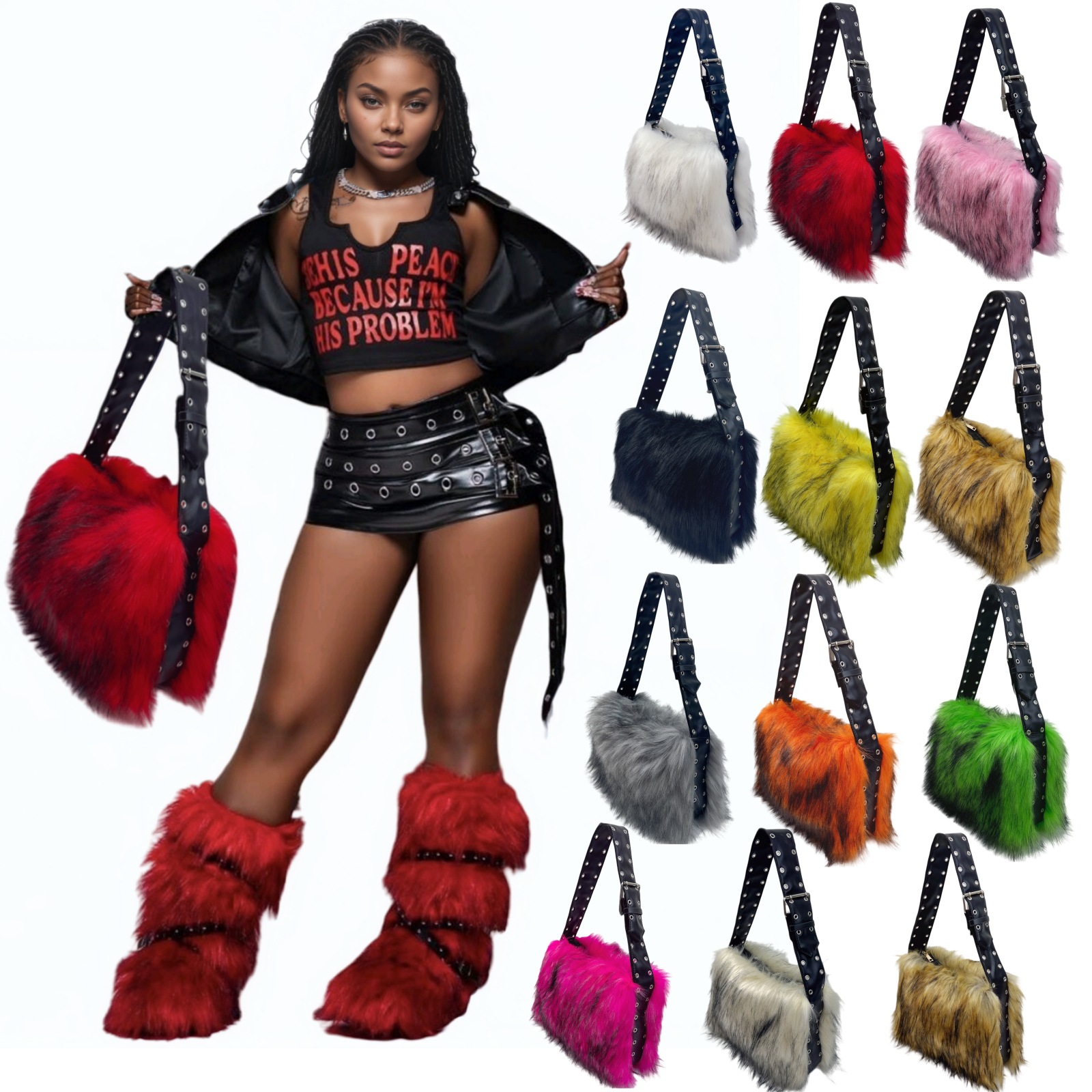 Borsa da donna in pelliccia si - Women Bags Europe recensione e prezzo