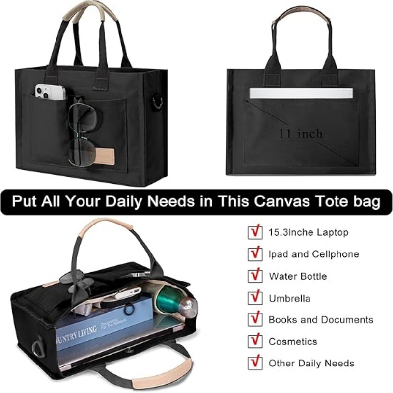 Borsa tote grande in tela da d - Women'S Work Bags Tote recensione e prezzo