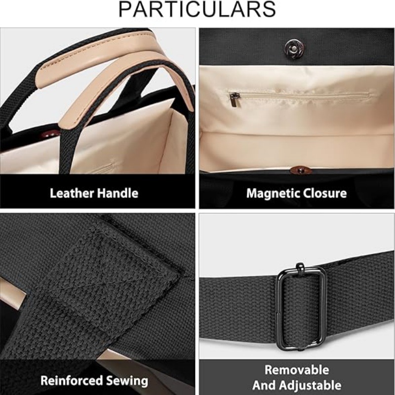 Borsa tote grande in tela da d - Women'S Work Bags Tote recensione e prezzo