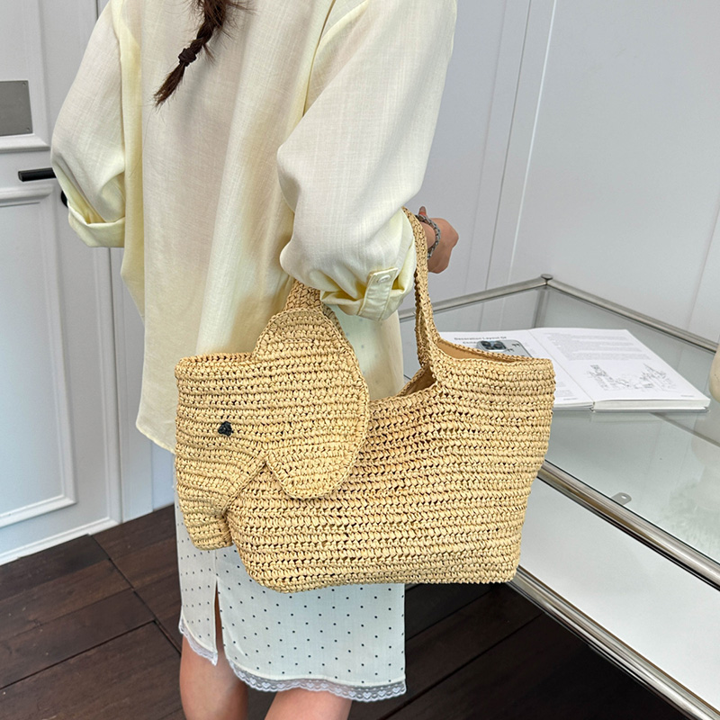 Borsa a Mano in Rafia Intrecci - Women'S Raffia Bags recensione e prezzo