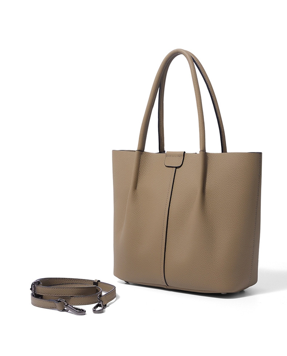 Borsa a tracolla in vera pelle - Top Handle Structured recensione e prezzo