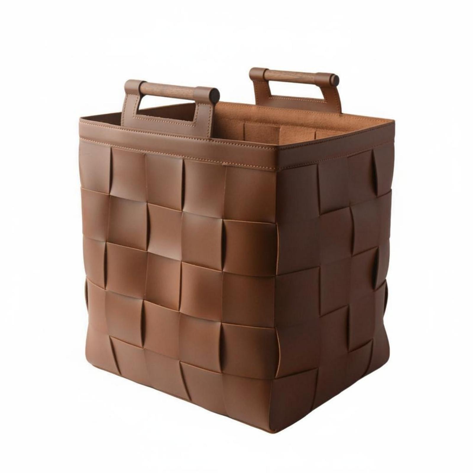 Cesto Portabiancheria in Pelle - Top Handle Structured recensione e prezzo