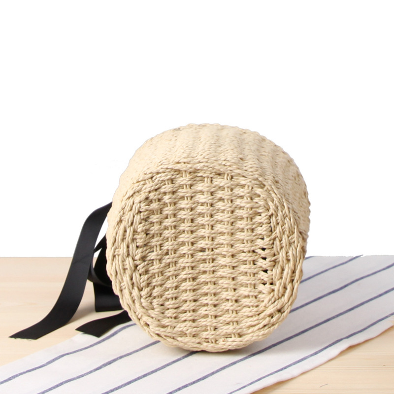Borsa di paglia a secchiello f - Women'S Raffia Bags recensione e prezzo