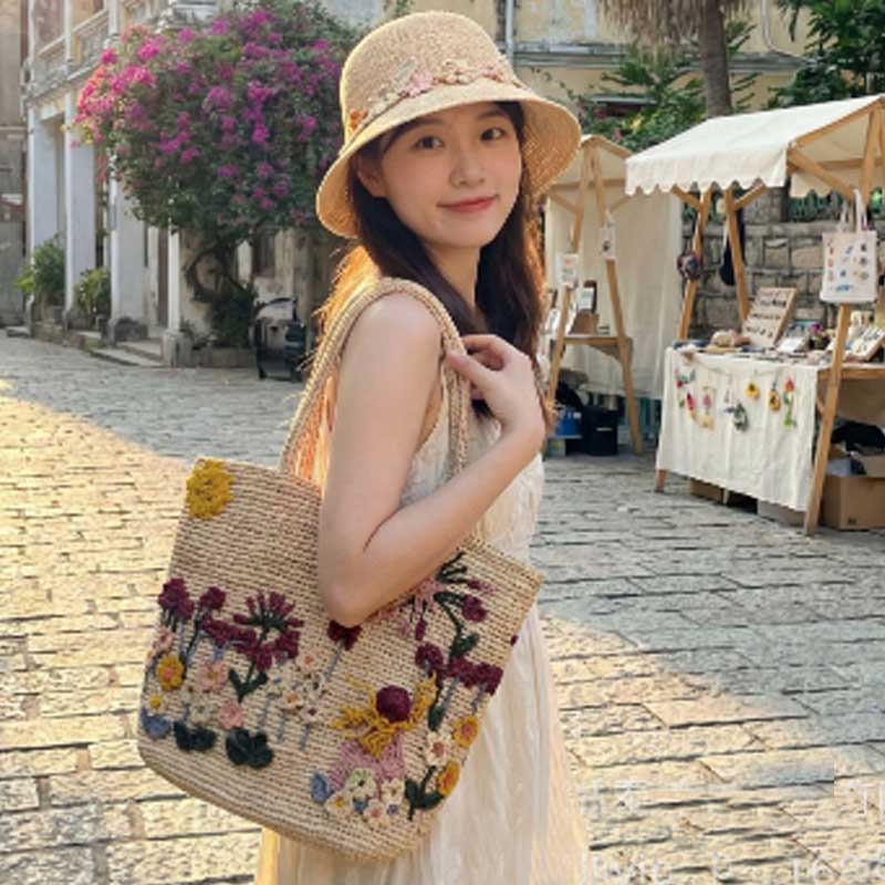 Nuova Borsa Artigianale in Raf - Women'S Raffia Bags recensione e prezzo