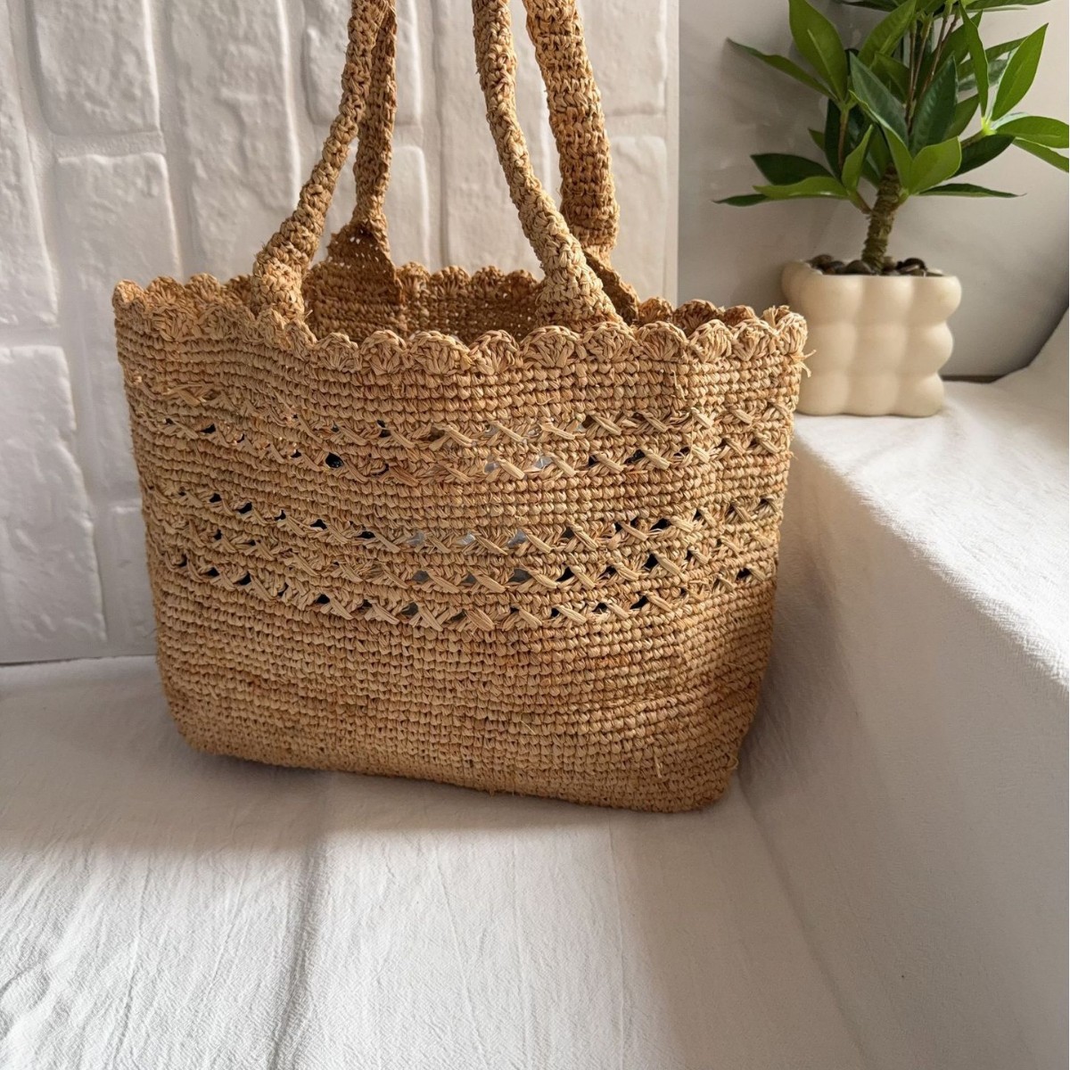 Borsa Estiva in Paglia Raffia  - Women'S Raffia Bags recensione e prezzo