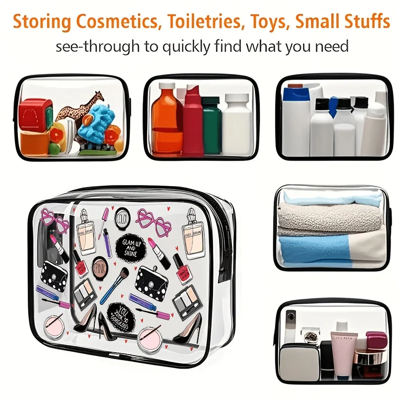 Borsa per Trucchi Trasparente  - Women Bags For Airport recensione e prezzo