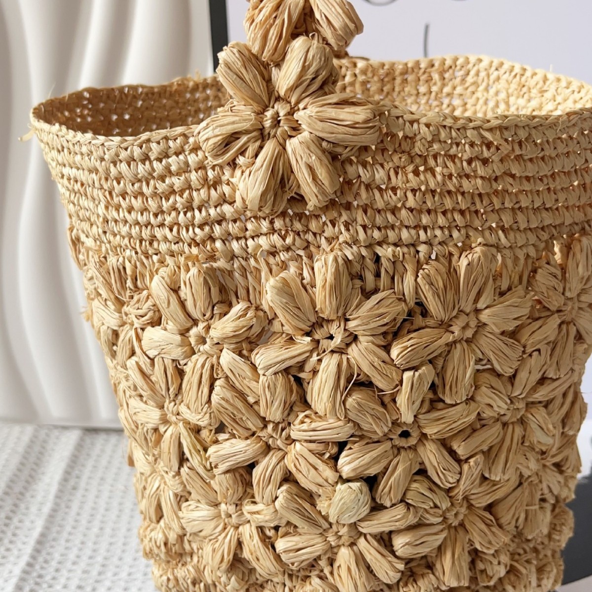 Borsa a secchiello estiva da d - Women'S Raffia Bags recensione e prezzo