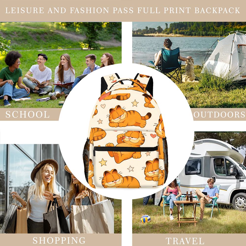 Divertente zaino Lazy Garfield - Mesh Net Bag recensione e prezzo