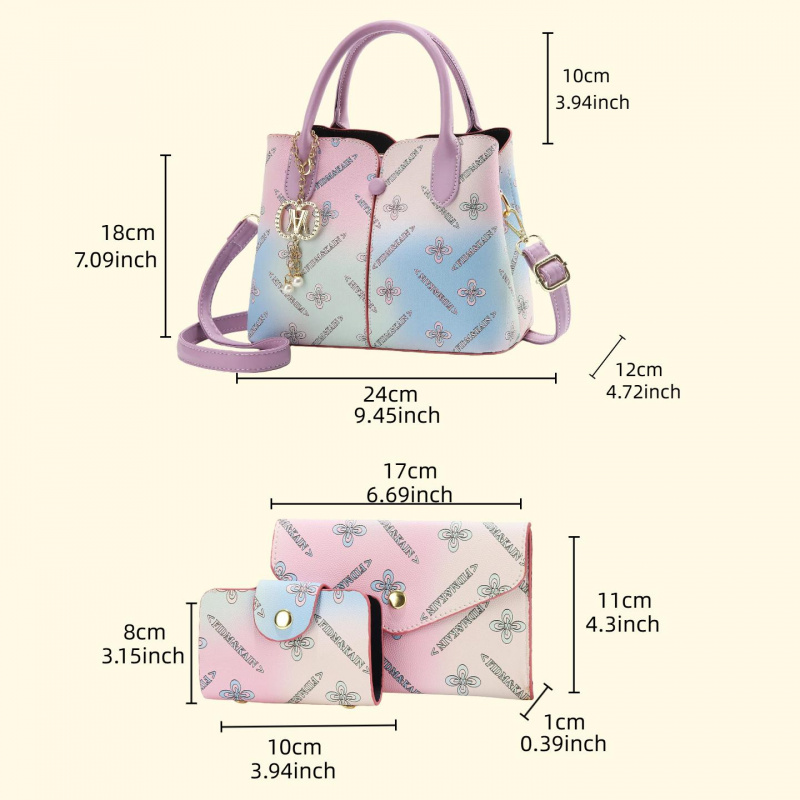 Set di Tre Borse Sfumate per D - Women'S Crossbody Bags recensione e prezzo
